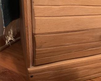 Brandt RANCH OAK 3 Drawer Night Stand / Side Table