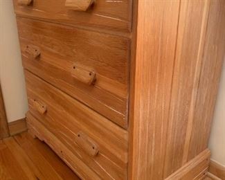 Brandt RANCH OAK 3 Drawer Night Stand / Side Table