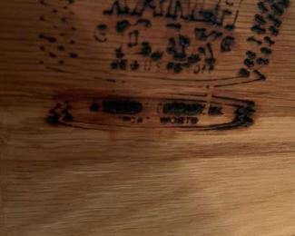 Brandt RANCH OAK 3 Drawer Night Stand / Side Table