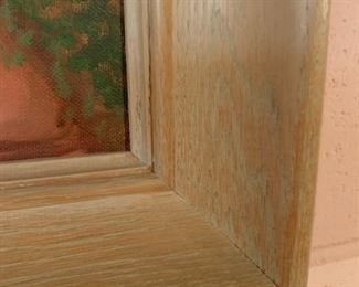 Original Painting in RANCH OAK Frame