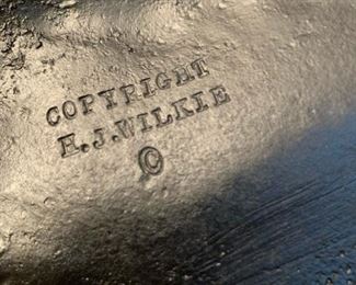 MCM Cast Iron Horse Wall Hangers by HJ WILKIE