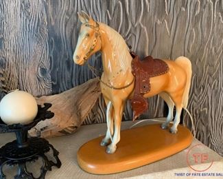 Vintage Horse Lamp