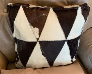 Cowhide Pillow