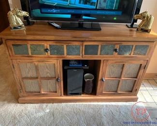 Contemporary Mission Style TV Console / Stand