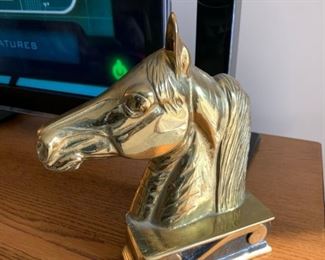 Vintage Horse Head Book Ends