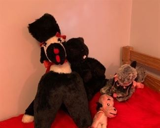 Vintage Carnival Stuffed Animals