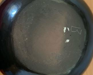 Signed Carved Pottery Bowl / Vase