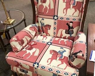 Beautiful Horse Print Armchair - 25% OFF THIS WEEKEND!