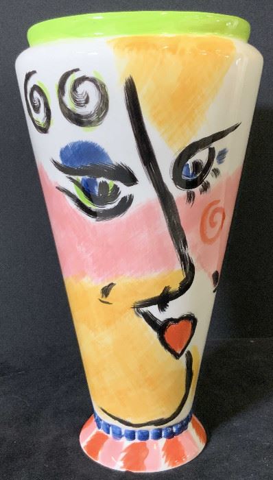 BELLA CASA GANZ Hand Painted Porcelain Vase