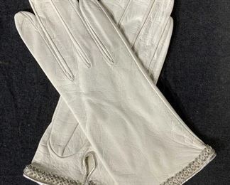 Vintage GANT CHANUT Leather Gloves, France