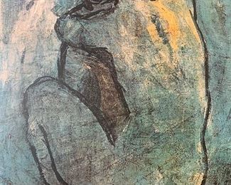 PABLO PICASSO Blue Nude Offset Lithograph