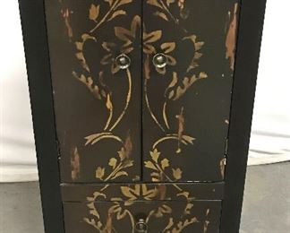 Vintage Wooden Cabinet Side Table