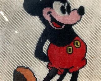 Mickey Mouse Needlepoint Artwork