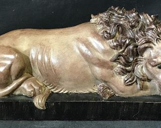 Composite Sculpture of a Lion