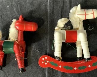 Vintage Wooden Christmas Ornaments