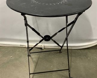 Collapsible Metal Bistro Table
