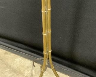 Bamboo Style Brass Floor Lamp