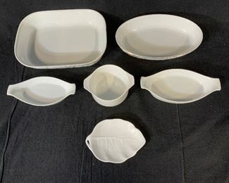 Lot 6 Ceramic Dishes, MIKASA, Linian Vernon, more