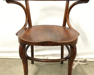 Antique Barrel Back Bentwood Chair