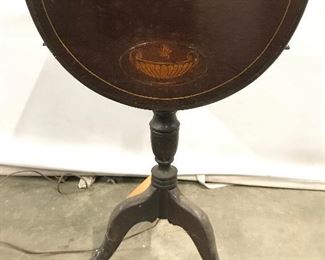 Vintage Drop Wooden Side Table Floor Lamp