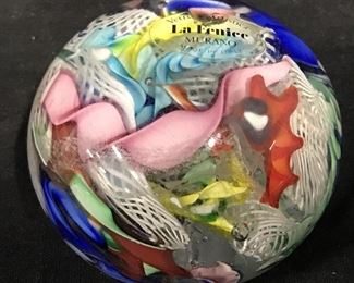 Colorful Murano Italy Art Glass Paperweight
