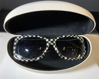 MACKENZIE CHILDS Courtly Check Reading Sunglasses