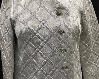 Mid Century Bergdorf Goodman Quilted Cocktail Coat