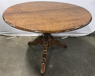 Antique Tiger’s Eye Maple Table