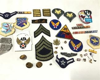 Lot 40 Vintage Air Force & Military Patches & Pins