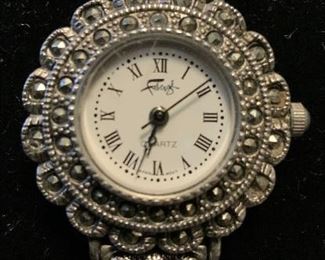 FABERGE Vintage Rhinestone Encrusted Wrist Watch