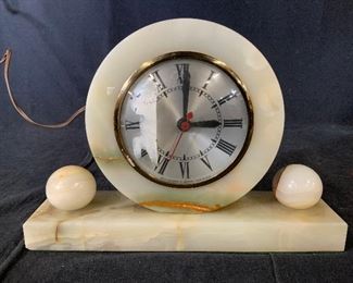 SESSIONS Marble Mantel Clock