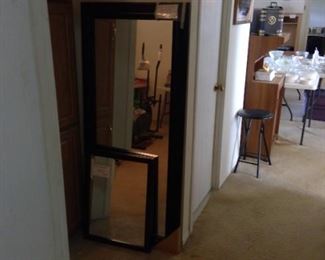 2 mirrors - one full length.