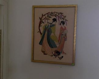 Geisha needlepoint 