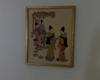 Geisha needlepoint