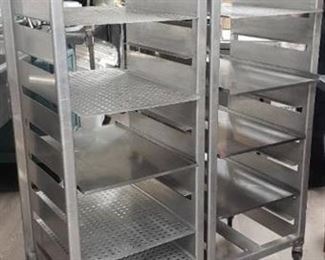 Double Sided Commercial Pan Rack, Contents Not Included
