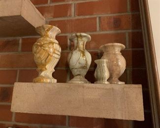 Stone vases 