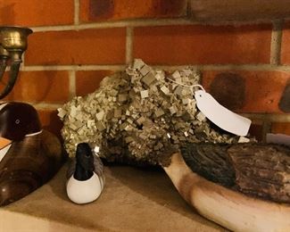 Massive piece of pyrite 