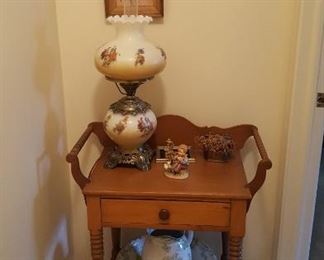 Antique commode and wash stand