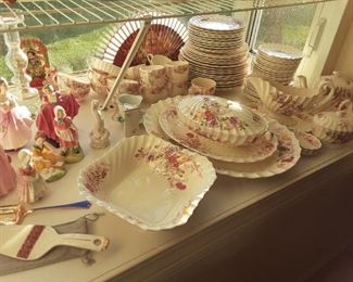 Copeland Spode fairy Dell English bone china service for 12