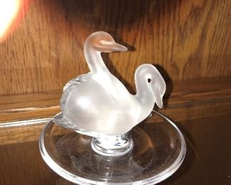 Lalique swans 