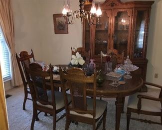 Dining room table and chairs