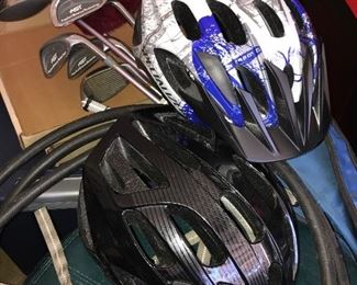 Biker helmets