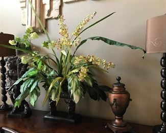 Silk plants and flowers