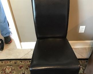 Leather chairs