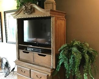 Entertainment console. TV not included