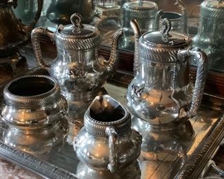Meridian Silver Co 4 piece tea and coffee service