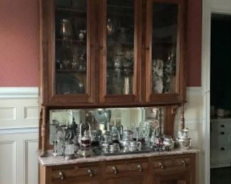 Renaissance Revival 10’ China cabinet