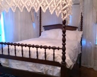 C. 1850s Jenny Lind canopy bed