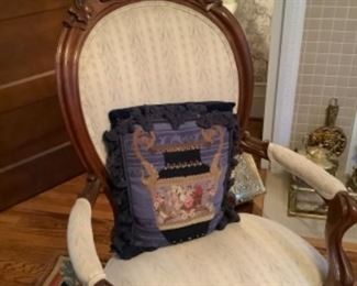 Rococo Revival arm chair