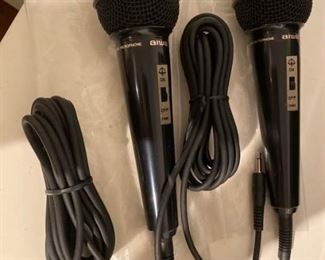 022 Pair of Aiwa Cardioid Microphones